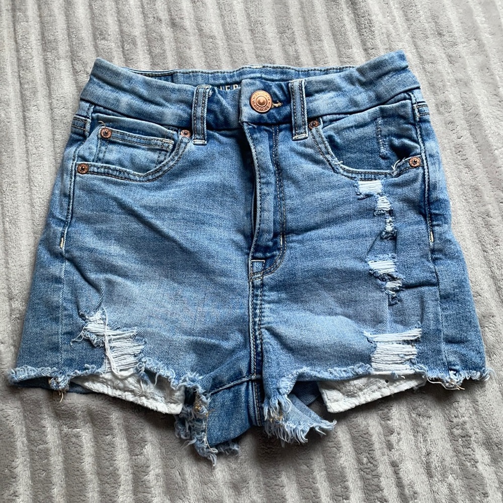 American eagle hi-rise shortie